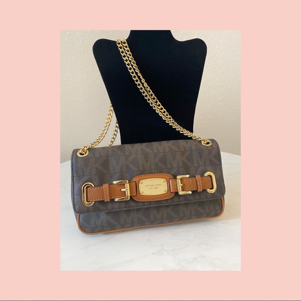 Michael Kors- Jet Set Large Logo Chain Purse